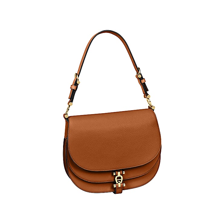 Delia Shoulder Bag S cognac brown - Bags - Women - Aigner