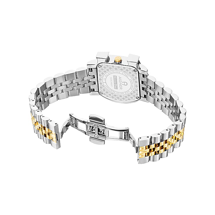 Ladies watch Massa Due silver gold multicolour Watches Women Aigner