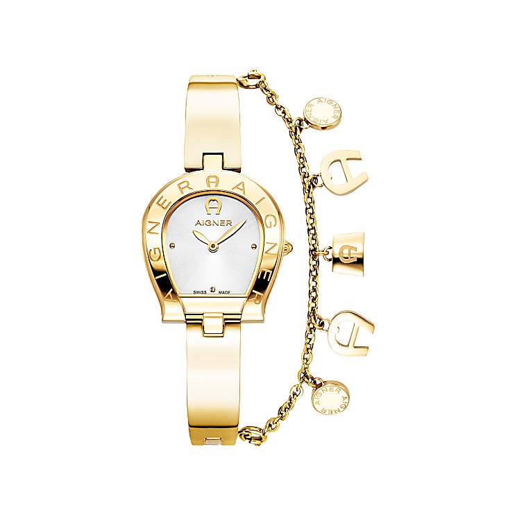 Aigner gold watch top