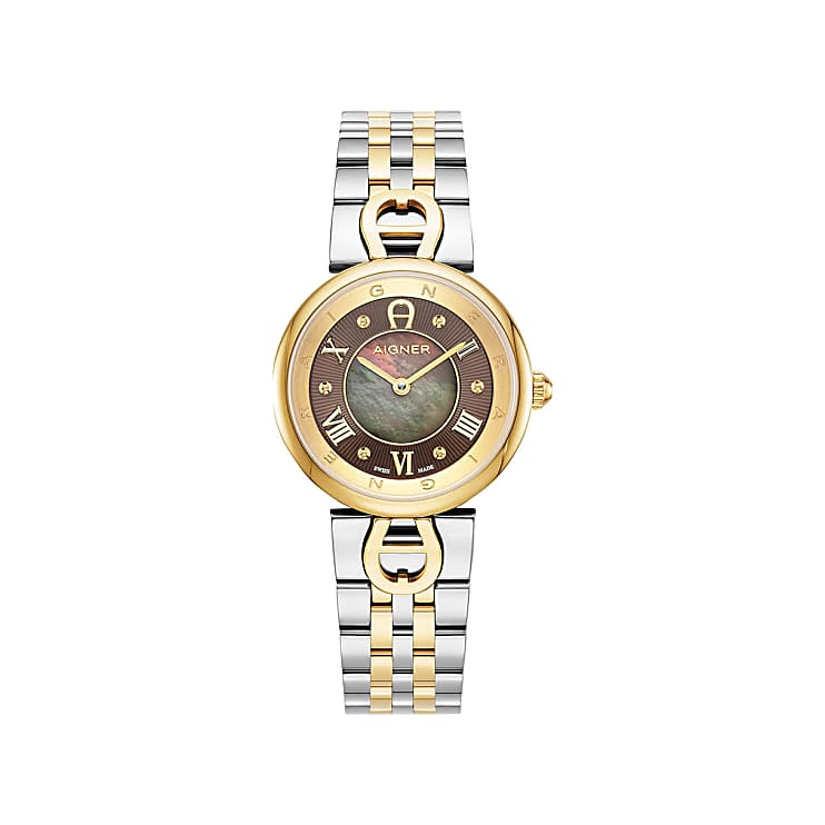 Ladies watch Dolce silver gold multicolour Watches Women Aigner