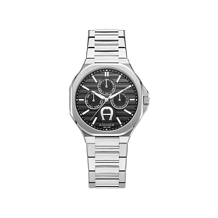 Mens watch Fermo Silver silver coloured Watches Men Aigner
