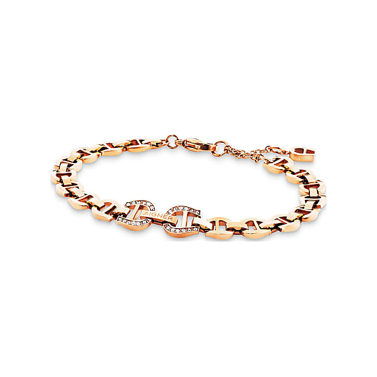 Logo bracelet rose gold Jewelry Women Aigner