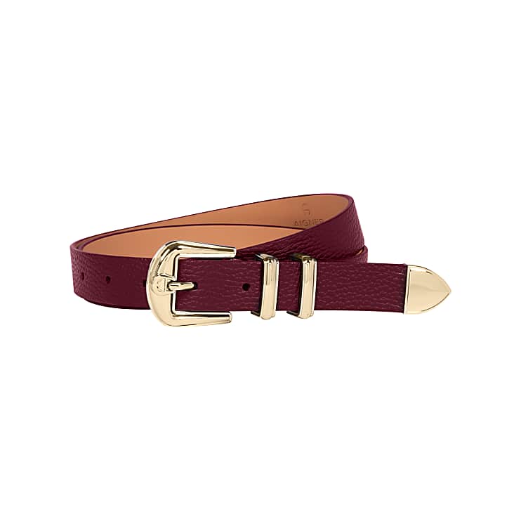 Cybill belt 2.5 cm burgundy Belts Women Aigner