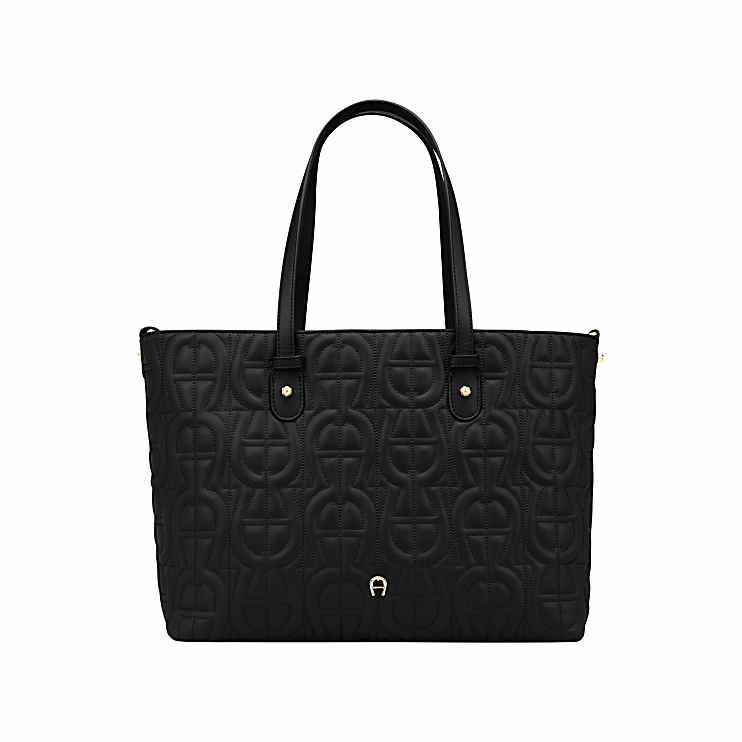 Diadora Logo Shopper L black Bags Women Aigner