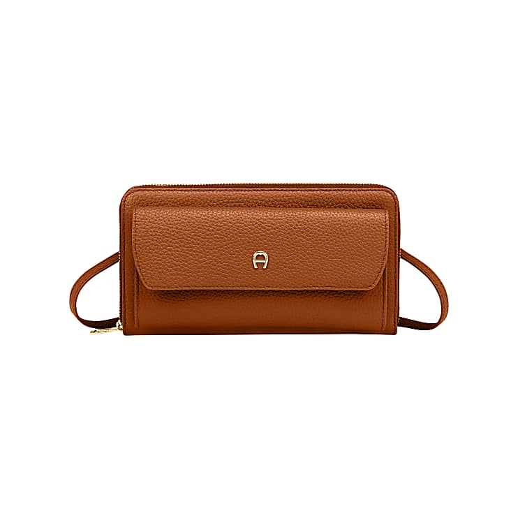 Fashion phone pouch cognac brown Phone Cases Women Aigner