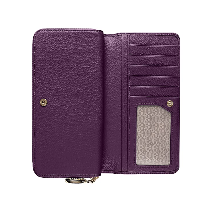 Purple mk wallet top