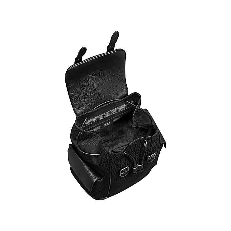 Diego Rucksack Logo M Black - Taschen - Herren - Aigner 