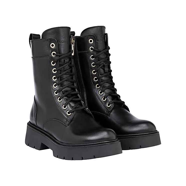 Etienne aigner seville leather booties shop