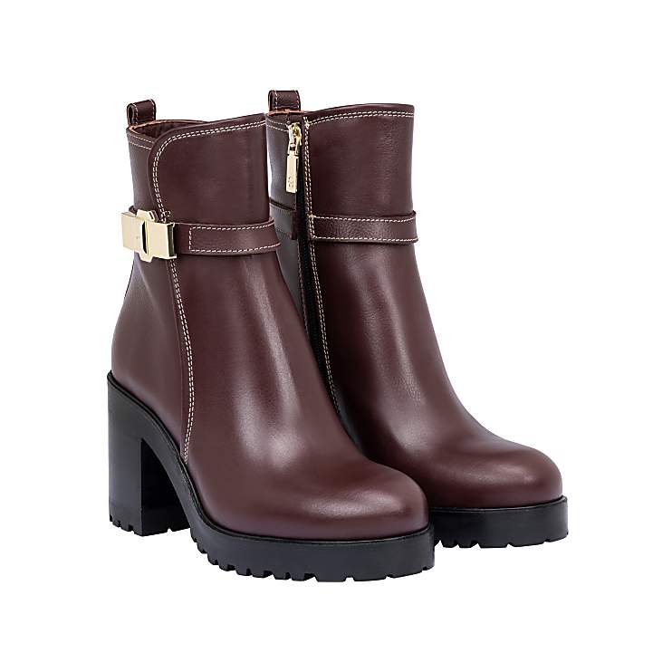 Amy Heeled Bootie port red Shoes Women Aigner
