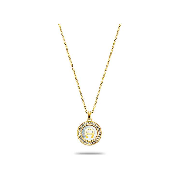 Necklace with logo gold coloured Jewelry Women Aigner