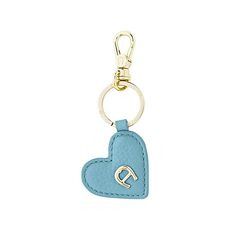 Heart Keychain aquamarine blue Keychains Key Cases Women Aigner