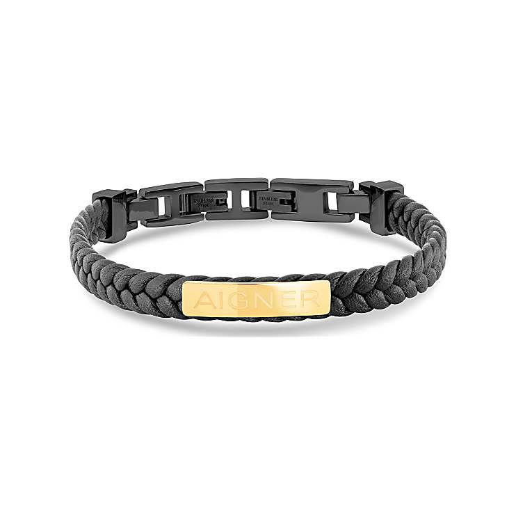 Aigner leather bracelet shop