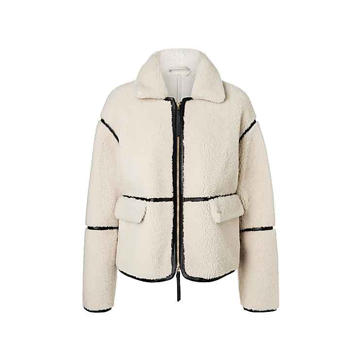 White fashion jacket store