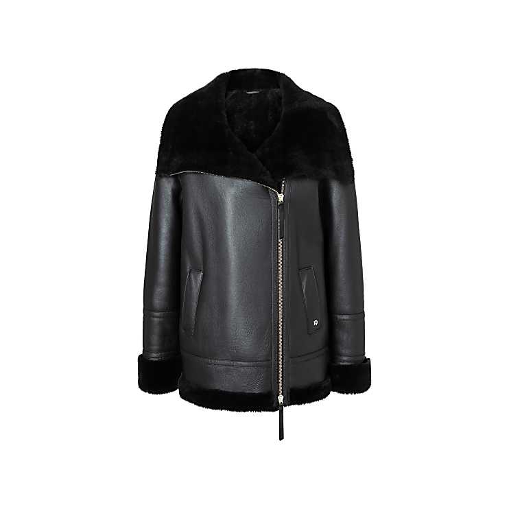 Aigner leather coat clearance