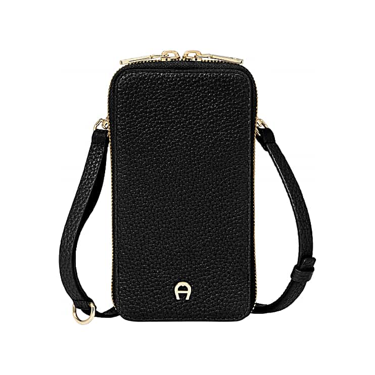 Fashion Phone Pouch black Leather Accessories Special offers Women Aigner