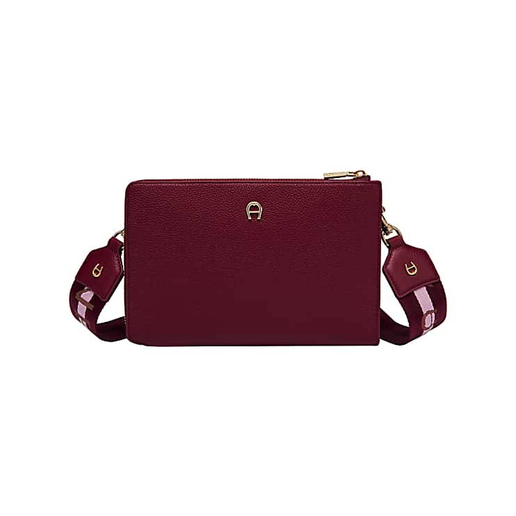 Fashion Pouch burgundy Leather Accessories Women Aigner