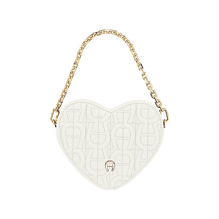 Heart Pouch cotton white - Bags - Women - Aigner