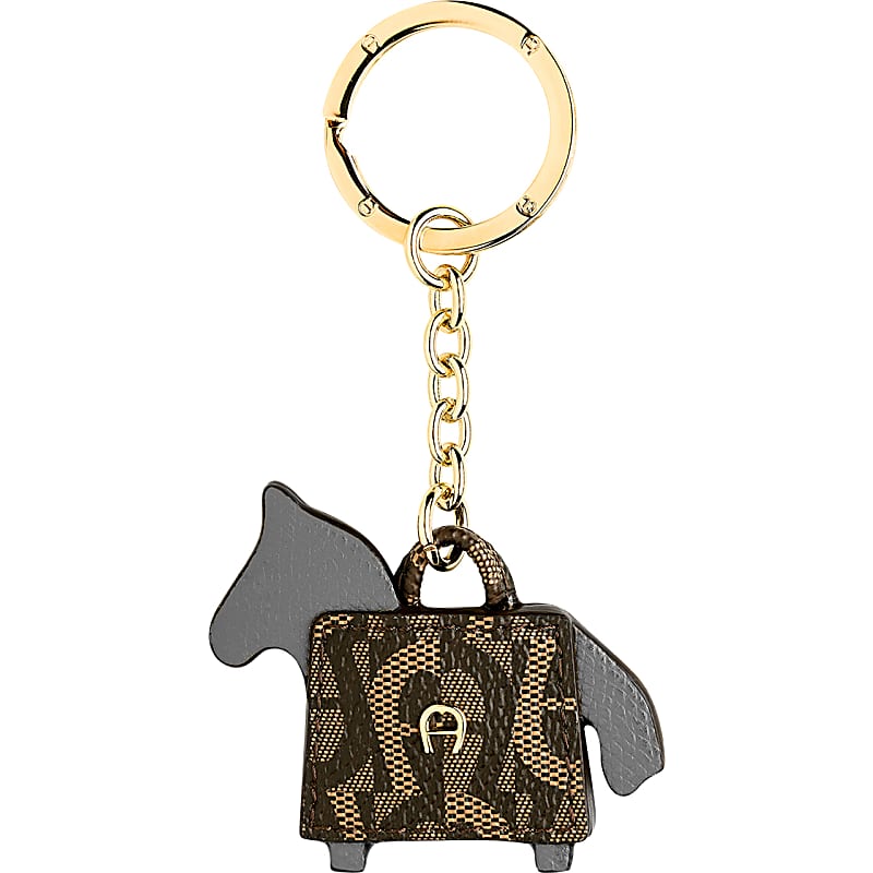 Keychain Horse and Bag slate grey - Keychains & Key Cases - Women