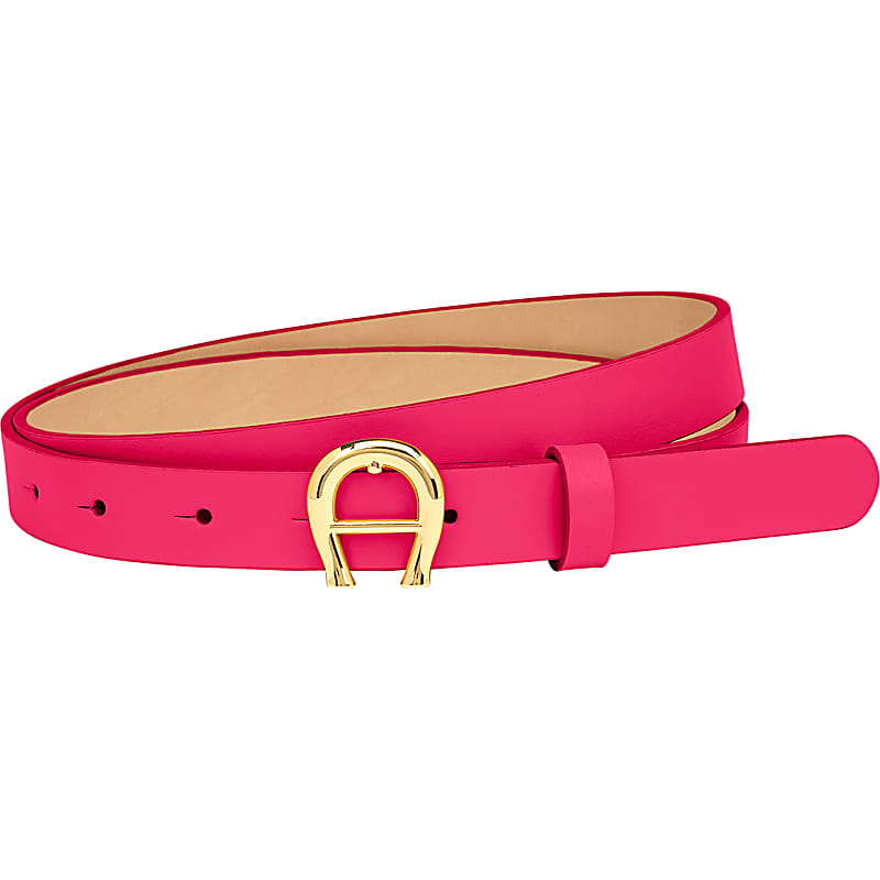 Logo Belt 2 cm orchid pink - Belts - Women - AIGNER