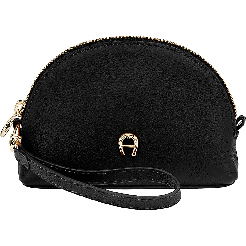 Fashion Pouch Half moon shape black - Leather Accessories - Women - AIGNER
