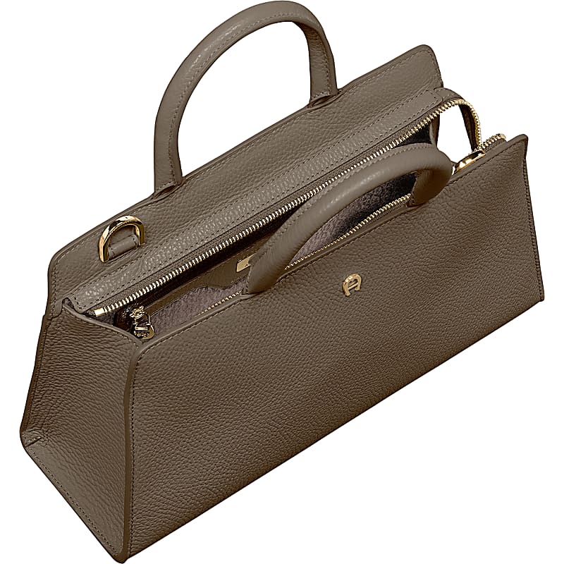 Cybill Handtasche Stretch M Coal Brown - Taschen - Damen - Aigner 