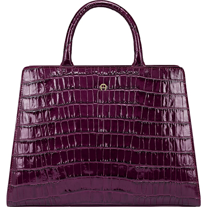 Cybill Coccodrillo Handtasche M Cognac Brown - Taschen - Damen 