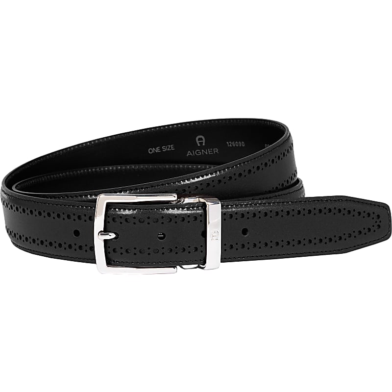 Business Gürtel 3,5 cm, Freesize Black - Gürtel - Herren - Aigner