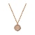 necklace rosegold with A-logo charm