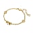Bracelet with bow gold