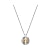 Necklace Guilia two-tone with crystals