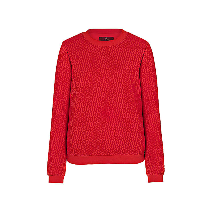 Red With Icon Aigner Cover Sweatshirt Pullover IvYbfgy76 Red With Icon Aigner Cover Sweatshirt Pullover IvYbfgy76