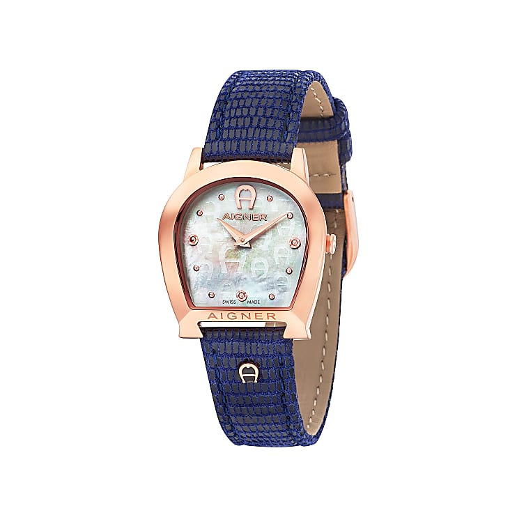 Watch Alessandria Blue Rosegold Gold Aigner