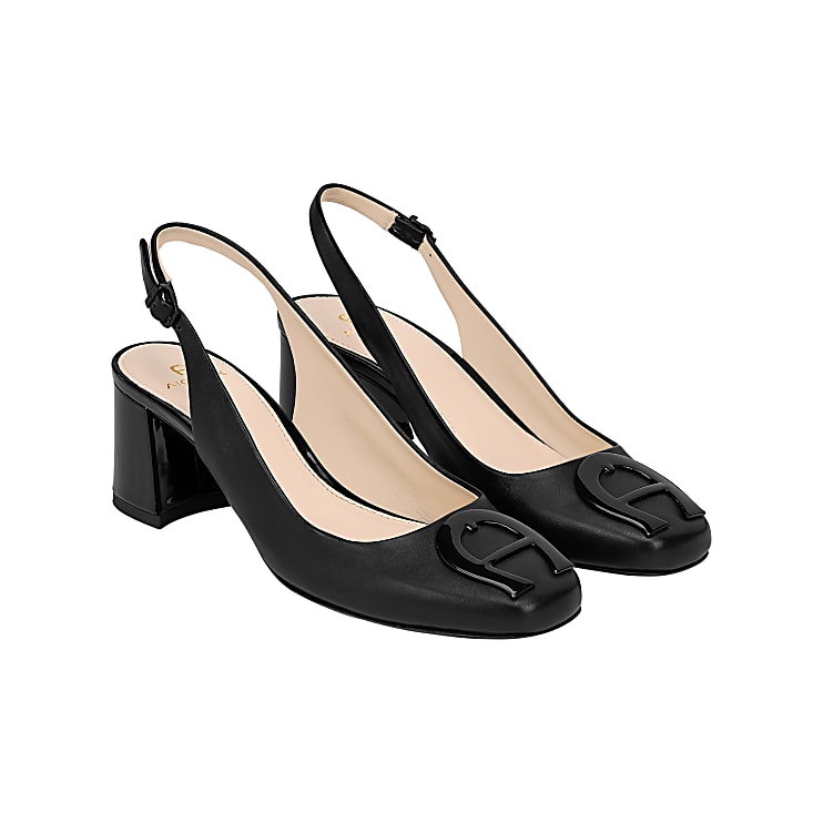 block heel slingback pump