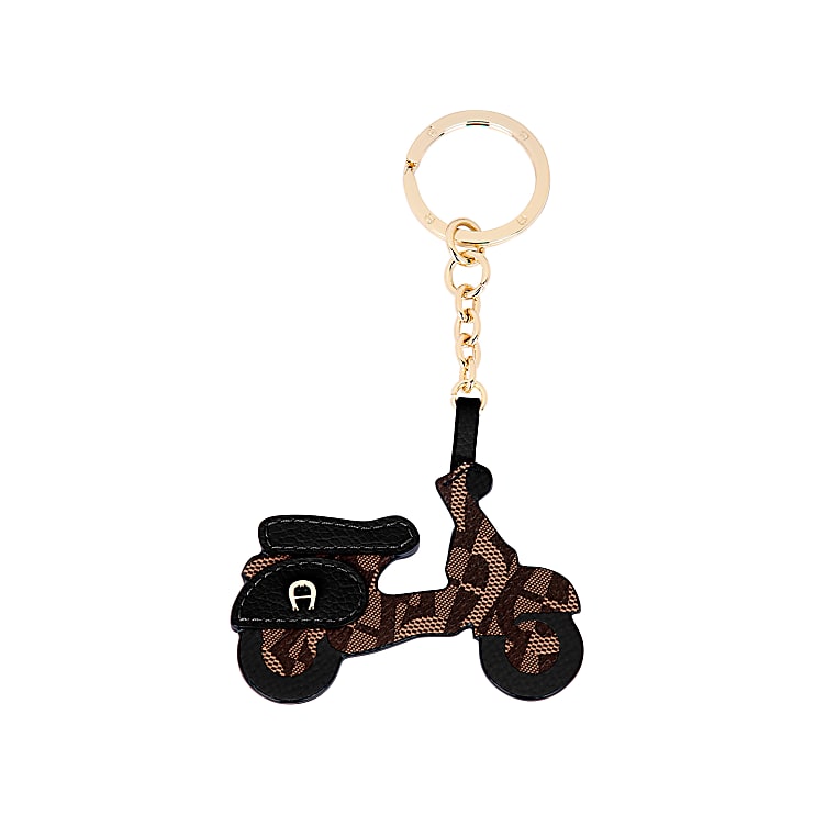 Key Ring Scooter Black Aigner