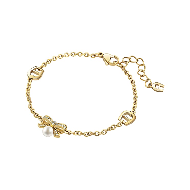 Bracelet with bow gold