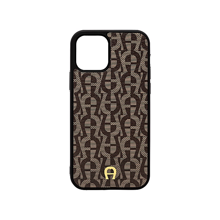 Iphone 12 12 Pro Case Brown Aigner Iphone 12 12 Pro Case Brown Aigner