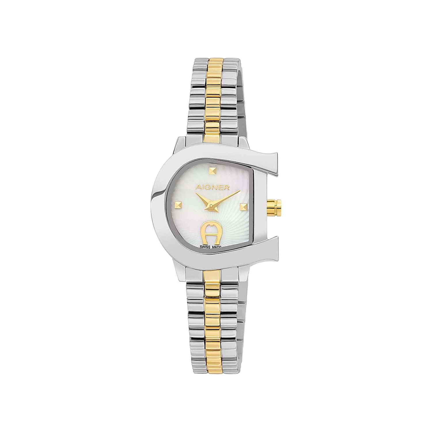 Reina Refinería Bourgeon Ladies' watch Galba silver-gold multicolour - Watches - Women - AIGNER