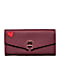 Banknote- and card case with heart sticker