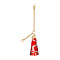 Anhänger mit Ledertassel