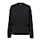 Sweatshirt pullover with side button panel