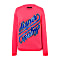 Sweatshirt pullover with logo made of paillettes