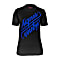 T-shirt with flock logo print