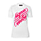 T-Shirt mit Flock-Logoprint