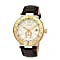 Herrenuhr Monza mit Lederband Gold