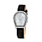 Ladies' watch Novara with leather strap Silver