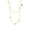 necklace with charms gold