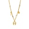 A-Logo necklace with charms