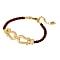 A-logo bracelet Gold-brown