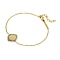 Armband mit A-Logo Gold