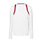 Sweatshirt with logo ribbon